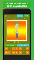 Guess Phineas And Ferb Characters Game Quiz capture d'écran 2