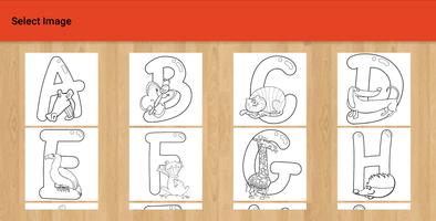 Alphabet Coloring Pages capture d'écran 1