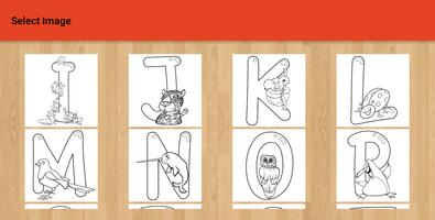 Alphabet Coloring Pages capture d'écran 2