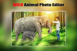 Wild Animal Photo Editor : Frame, Sticker, Effect Cartaz