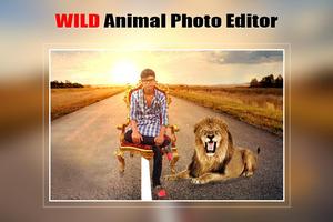 Wild Animal Photo Editor : Frame, Sticker, Effect imagem de tela 1