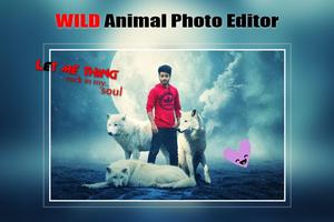 Wild Animal Photo Editor : Frame, Sticker, Effect imagem de tela 3