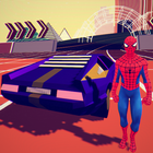 Retro Car Spider Hero Driving Simulator icône