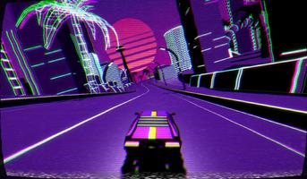 Retro Car Spider Hero Driving Simulator 截图 2