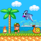 Super Sling Island 2D Adventure: Kong Crazy Jungle icône