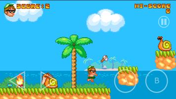 Super Sling Island 2D Adventure: Kong Crazy Jungle capture d'écran 1