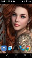 3d girls wallpaper syot layar 1