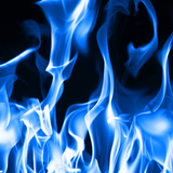 Fond D'écran De Flamme Bleue icône