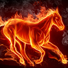 live fire horse icon