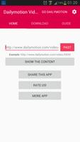 Downloader For Dailymotion Pro poster
