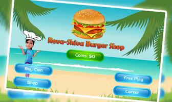 Reva-Shiva Burger Shop Affiche
