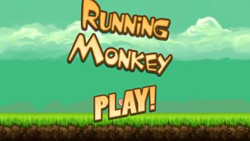 Running Monkey الملصق
