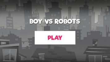 Boy VS Robots Affiche