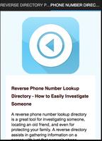 Reverse Directory Phone 截圖 2