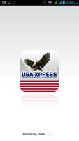 USA XPRESS الملصق