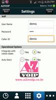 atozvoip dialer स्क्रीनशॉट 2