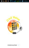 civil voice الملصق