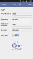Nexwave OneVoice VoIP Softphon capture d'écran 3