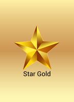 Poster Star Gold