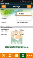 Afzal Dialer - Afzal Plus Voip capture d'écran 1