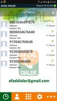 Afzal Dialer - Afzal Plus Voip captura de pantalla 2