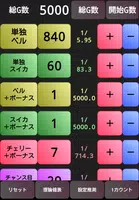 パチスロ設定推測カウンター　 クレアの秘宝伝２用 Plakat