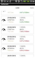Suivi Carburant capture d'écran 1