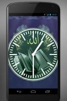 Allah Clock Live wallpaper-poster