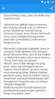 Kumpulan Kata Bijak Leluhur Jawa Kuno capture d'écran 2