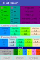 RFi Cell Planner captura de pantalla 1