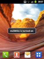 auSMSto-auto sms sender poster