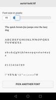 Font Viewer captura de pantalla 2