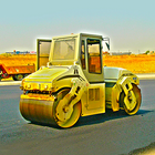 City Road Roller Construction icon