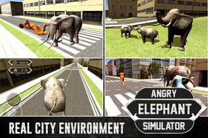 Real Elephant  Attack 3D Affiche