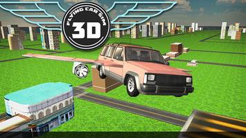 Flying Car Sim 3D poster