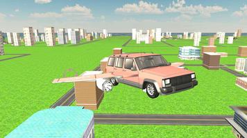 Flying Car Sim 3D screenshot 1