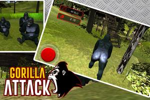 gorilla Attack Simulator 3D capture d'écran 3