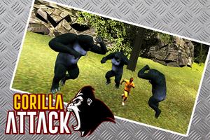 gorilla Attack Simulator 3D Affiche