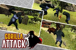 gorilla Attack Simulator 3D ảnh chụp màn hình 1