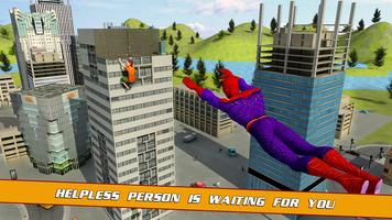 Super Spider Hero City Rescue Games capture d'écran 2
