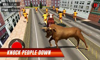 Angry Bull Street Fight Attack screenshot 1