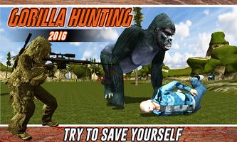 Gorila Hunting Jungle Sniper تصوير الشاشة 1