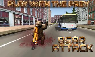 play bear attack simulator 3D Affiche