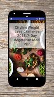 Cityline 7-Day Vegetarian Meal Plan 2018 Affiche