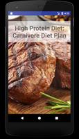 High Protein Diet: Carnivore Diet Plan poster
