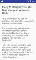 Holly Willoughby weight loss diet plan revealed capture d'écran 1