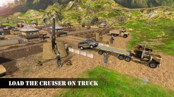 US Army Transport Offroad Prado Cruiser Game poster