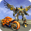 Flying Bike Robot Transforming: Eagle Robot Game