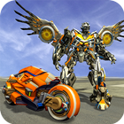 Flying Bike Robot Transforming: Eagle Robot Game biểu tượng