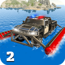 6x6 Police Truck Water Surfer Criminal Chase Game APK